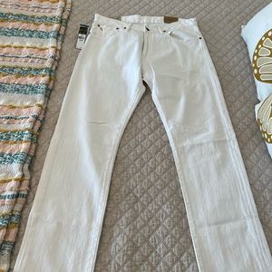 Men’s Ralph Lauren white Polo pants.NWT
